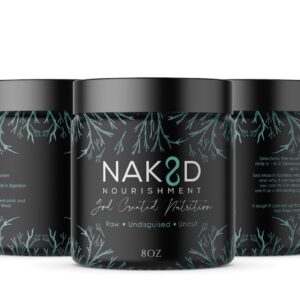 Image of the Naked Nourishment branding for Sea Moss.